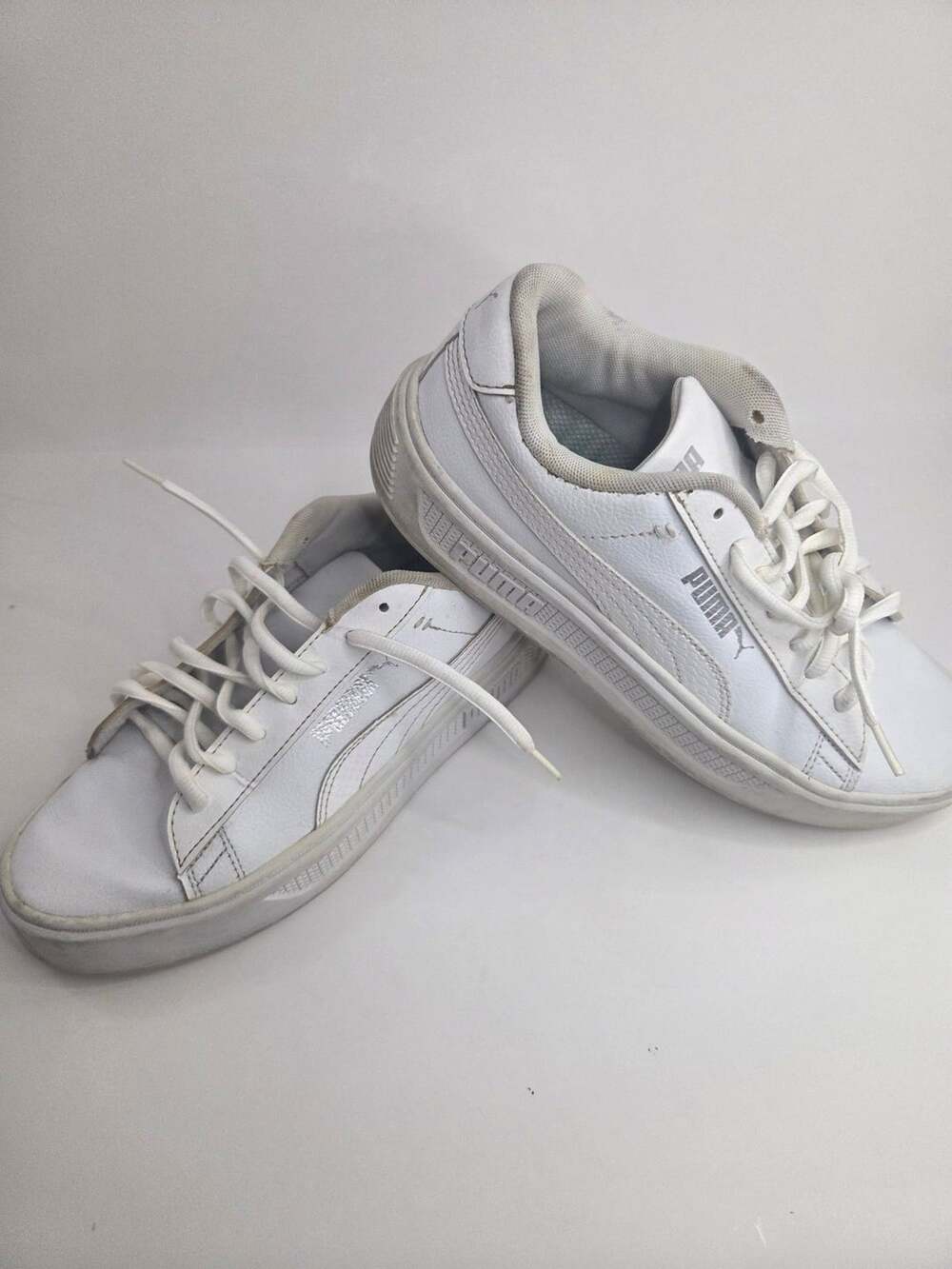 Puma Smash Platform v3 Sneakers White Silver